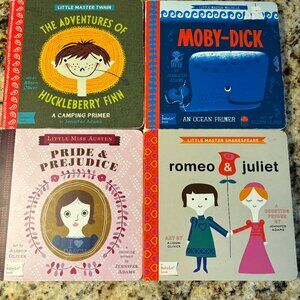 BabyLit or Baby Lit 4 pack Board Books 7 inch Infant/Toddler/PreSchool Readers